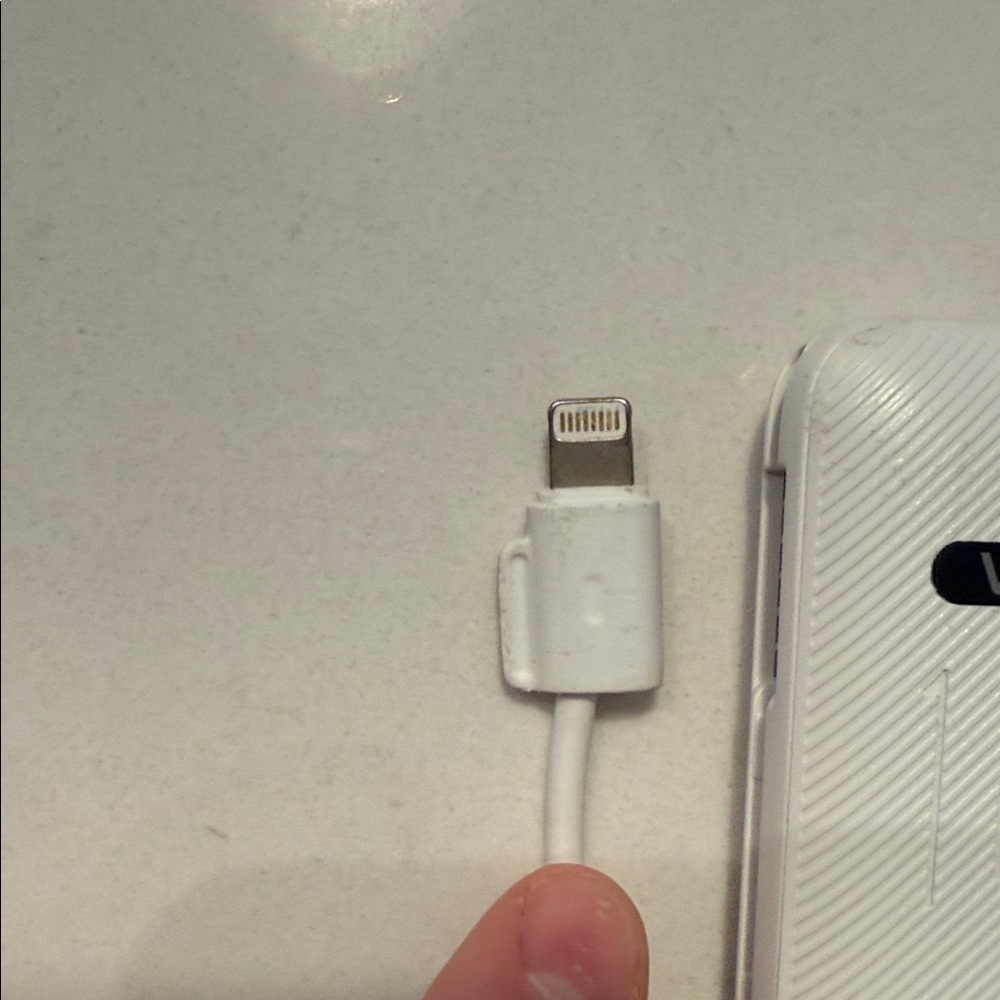 White Portable Charger - Picture 3 of 4